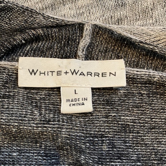 WHITE & WARREN woman’s gray sweater - Picture 7 of 7